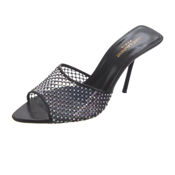 Saint Laurent PVC embellished Mules - Picture 1 of 5